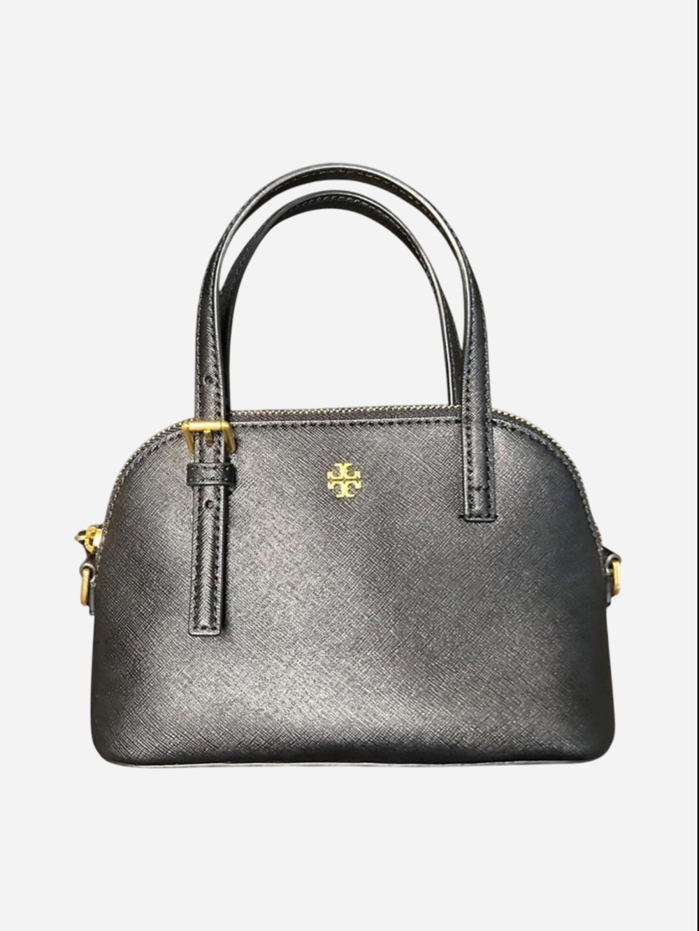 Tory Burch Tory Burch Emerson Dome Mini Leather Satchel